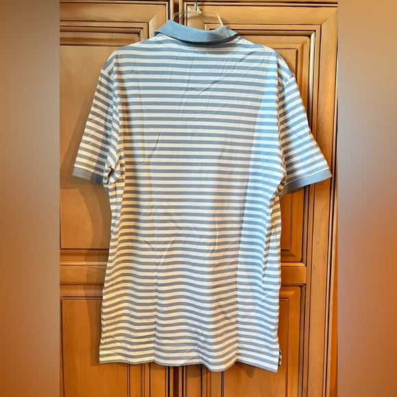 NWT Polo by Ralph Lauren Men’s Yellow Pony Striped Classic Fit Polo Shirt - Picture 3 of 9